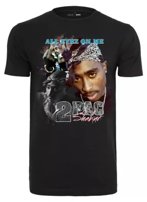 Produktbild von Mister Tee - "Tupac Retro" T-Shirt für Herren TN2182 (XL) (Schwarz)