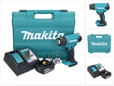 Image de Makita DHG181RG1K Décapeur thermique sans fil 150 - 550°C 18V + 1x Batterie 6,0Ah + Chargeur + Coffret