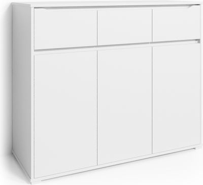 Vicco Kommode Ruben, 120 x 101 cm mit Schubladen, Weiß