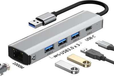 Image de Station d'accueil INF 5-en-1 2208U avec Ethernet Gigabit
