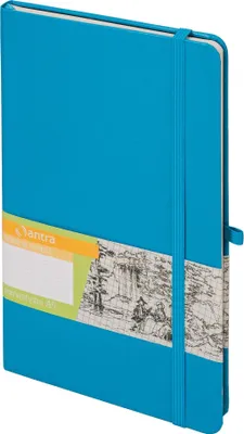 Image de Carnet de notes A5 Points Romantisme Bleu vif ANTRA