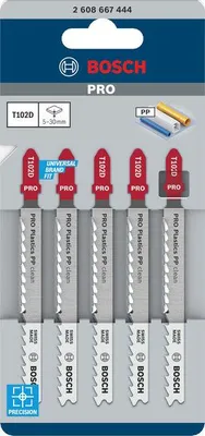 Zdjęcie produktu dla Bosch T 102 D, Plastik, Profil, 4 mm