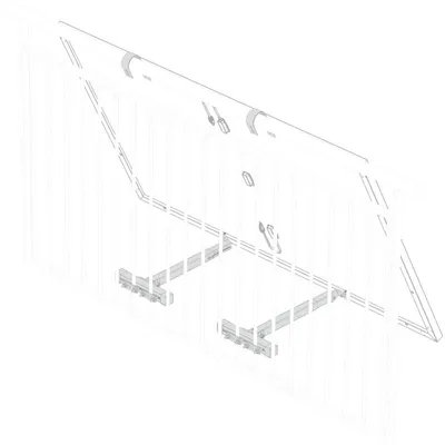 Produktbild von Powerness Montageset für runde Geländer