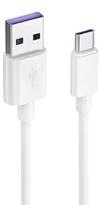 Zdjęcie produktu dla Economy Kabel Usb Typ-C 5A Biały 30Cm