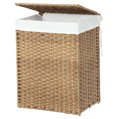 Zdjęcie produktu dla Kosz stojący naturalny na pranie 46 cm