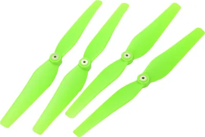 Produktbild von 4 Stück Hauptblattpropeller + Protektorblätter Rahmen für Syma X8/X8C/X8W/X8G/X8HC/X8HW/X8HG RC Quadcopter Blau