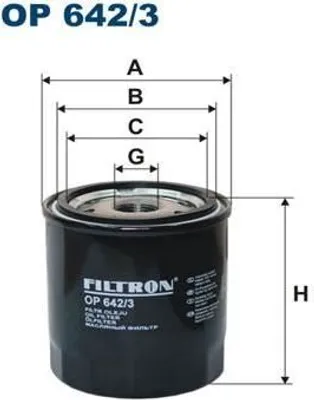 Zdjęcie produktu dla Filtr oleju FILTRON OP642/3
