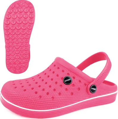 Produktbild von Damen  Clogs  atmungsaktiv, Gartenschuh, Pantoletten, Arbeitsschuhe pink, Gr.36
