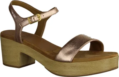 Produktbild von Unisa Irita Damen, Sandale elegant, Leder, Ballet (Metallic-Rosa) - Damenschuhe Sandalette / Sling, Mehrfarbig, leder&nbsp, absatzh&oumlhe: 55 mm