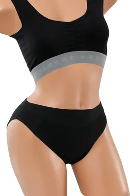 Produktbild von ALBERT KREUZ 3er-Pack Damen Slip Baumwolle Elasthan schwarz, 42-44 / XL