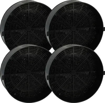 Produktbild von vhbw 4x Aktivkohlefilter kompatibel mit Alno AEF3800 GZD1125 Dunstabzugshaube - 16 cm