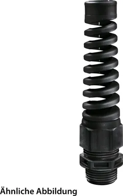 Obrázok produktu pre WISKA skrutkovacie spojenie s ochranou proti ohybu PG21x1,588 s odľahčením ťahu polyamid (PA) dĺžka závitu 11,0 mm – 1 kus