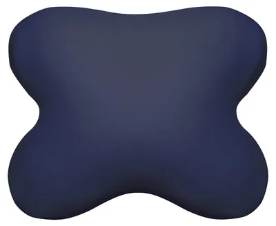 Produktbild von Bezug passend für Tempur OMBRACIO Schlafkissen, 60/56 x 50/48 cm, formbeständiger Jersey-Kissenbezug für Schmetterlingskissen, aus 100% Baumwolle, in Marineblau.