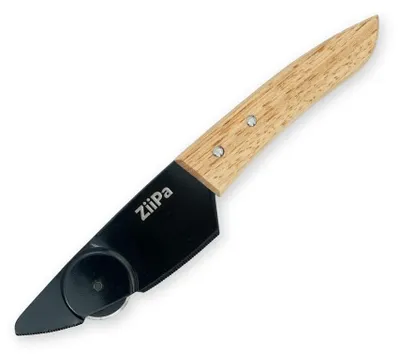 Pizzaroller mit Holzgriff, 22 cm, ergonomisch, scharf