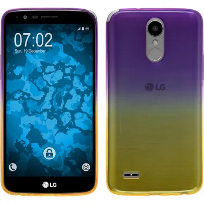 Produktbild von PhoneNatic Case kompatibel mit LG Stylus 3 - Design:05 Silikon Hülle Ombrè + 2 Schutzfolien