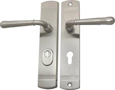 Produktbild von Wonungstür Schutzbeschlag Helena LS Nickelmatt WE 72 mm Dr-Dr mit ZA Türklinke