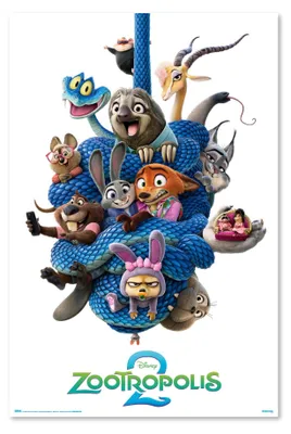 Produktbild von Zoomania 2 Poster Hauptplakat Zootropolis 2 61 x 91,5 cm