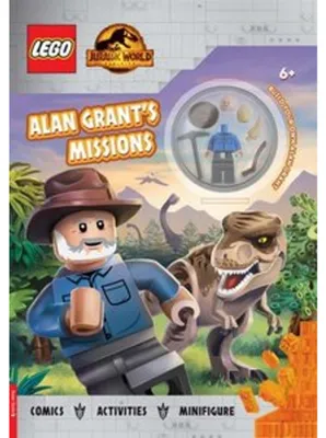 Immagine prodotto di LEGO® Jurassic World(TM): Alan Grant's Missions: Activity Book with Alan Grant minifigure