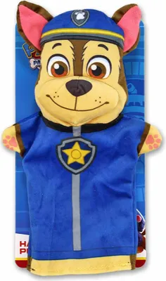 Produktbild von Paw Patrol Chase Plüsch Handpuppe - ca. 26 cm