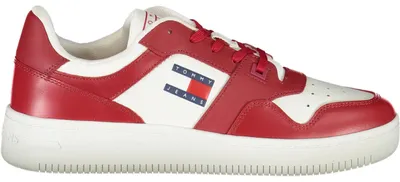 Produktbild von Herren Sportschuh in Rot mit Schnürsenkeln und kontrastierenden Details