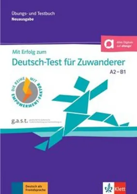 Cover of a German language learning book for immigrants.