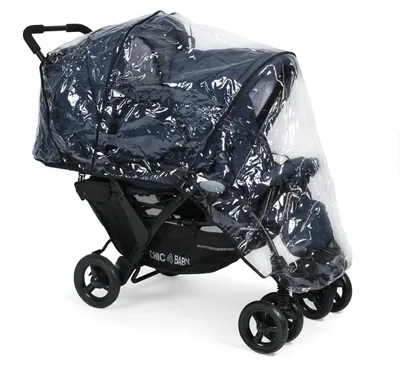Productafbeelding van CHIC 4 BABY 274 52, Duowagen voor tweelingen, Jeans blauw, blauw