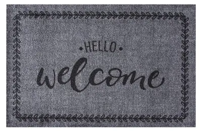 Produktbild von MD Entree Ambiance | Fußmatte - Schmutzfangmatte - Eingangsmatte,Größe:50x75 cm;Motiv:hello welcome