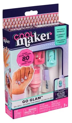 Zdjęcie produktu dla Cool Maker GO GLAM Nail Stamper Refill, Zestaw do malowania paznokci dla dzieci, 7 lat(a), Wielobarwny