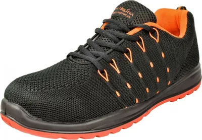 Produktbild von Arbeitsschuhe BTEX sportliche und leichte Sicherheitsschuhe S1P schwarz/orange 42