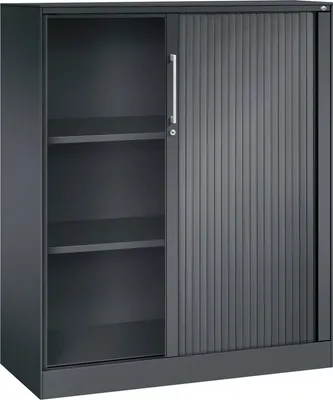 Produktbild von C+P Aktenschrank 143032000S10074 3OH 1310x1000x435mm sgr/sgr
