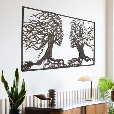 Produktbild von Wallity, Vintage Wandaccessoire aus Metall, 114 x 60 cm, 100% Metall, Parent Code