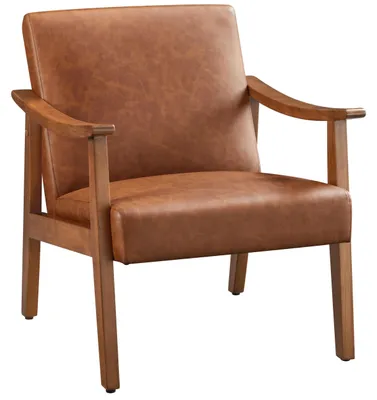 Produktbild von Yaheetech Loungesessel Retro Relaxsessel Polsterstuhl Fernsehsessel Lesesessel E