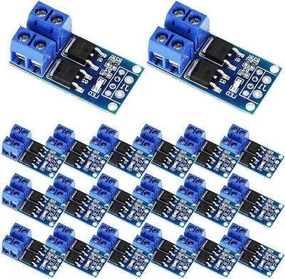 Obrázek produktu pro 20 kusů modulů pro řízení MOSFETů, 5–36 V, 15 A, 400 W, PWM regulátor