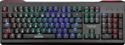 Produktbild von MARVO KG959G mechanische Gaming-Tastatur, kabelgebunden, USB, QWERTZ, RGB-Beleuchtung, Multimediatasten, schwarz