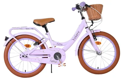 Image de Vélo enfant Volare Ashley - Fille - 18 pouces - Violet - Deux freins à main