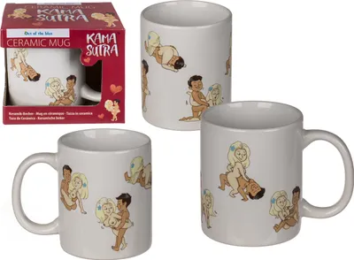 Produktbild von Comic Tassen Kamasutra 375ml Keramik Teetasse 8x9,5cm als Geschenk