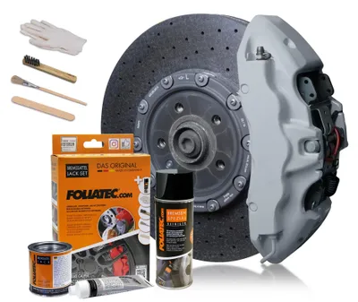Produktbild von Foliatec Bremssattel Lack Set, Hitzebeständig, Komplettsatz für 4 Bremssättel, C