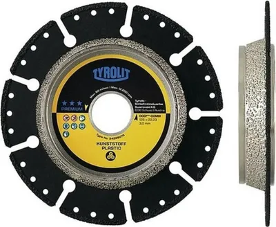 Image de TYROLIT Disque à tronçonner diamanté DCCI Premium D.125mm alésage.22,23mm 3mm - 34228075