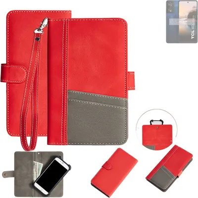 Produktbild von K-S-Trade Handy Schutzhülle für TCL 40 NXTPAPER Hülle Portemonnee Brieftasche Klapphülle Kartenfächer Flip Wallet Case Etui