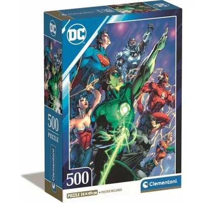 Image de Puzzle CLE 500 Compact DC Comics JusticeLeag.35532