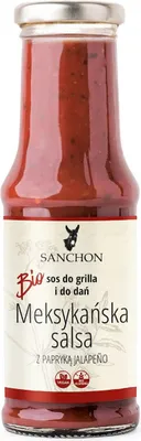 SOS MEKSYKAŃSKA SALSA BEZGLUTENOWY BIO 210 ml - SANCHON
