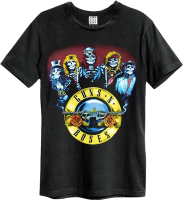 Produktbild von Guns N Roses - "Skeleton Drum" T-Shirt für Herren/Damen Uni GD945 (L) (Schwarz)