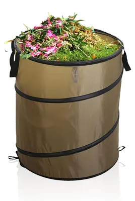 Produktbild von Gartenbeutel 34 cm - Faltbarer Müllsack - Tragbar - Oxford-Stoff - 38 l - Robuster Griff - Für Gartenabfälle