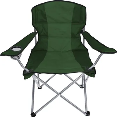 Produktbild von Campingsessel 58x58x95cm Klappstuhl Farbe wählbar Campingstuhl Stuhl Polyester, Farbe:grün