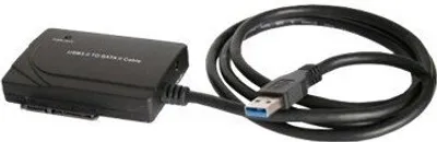 Produktbild von InLine® USB 3.0 zu SATA II Konverter Kabel, mit Netzteil