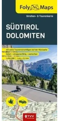 Produktbild von FolyMaps Südtirol Dolomiten 1:250 000