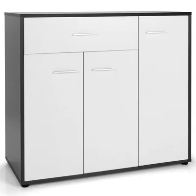 Obrázek produktu pro Komoda - Skříňka - Úložná skříň - Kuchyňská skříňka - Komoda - Moderní design - Nastavitelné police