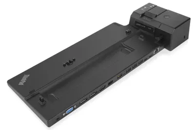 Zdjęcie produktu dla Lenovo 40AJ0135IT, Dokujący, 10,100,1000 Mbit/s, Czarny, Kensington, Lenovo, 0 - 35 °C