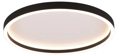 Zdjęcie produktu dla Plafon LED okrągły ROTONDA czarno-biały 20W Ciepła biel 2600lm metal wym:5,8x35x35cm IP20 RL