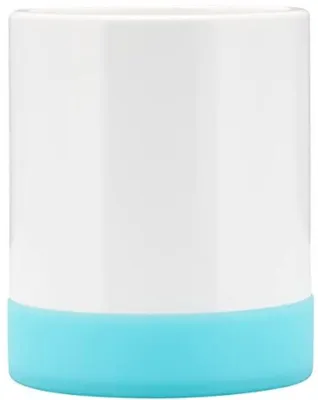 Image de Support de rechange antidérapant pour brosse de toilettes en silicone, turquoise